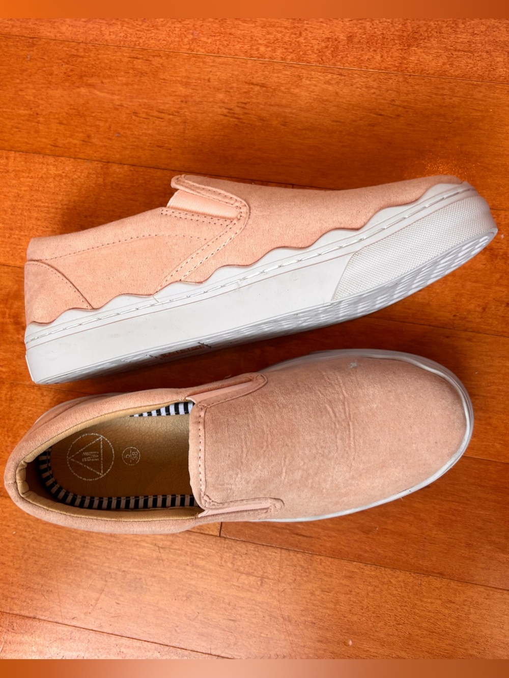 Blush Slip-On Platform Sneakers - Neutral Pink